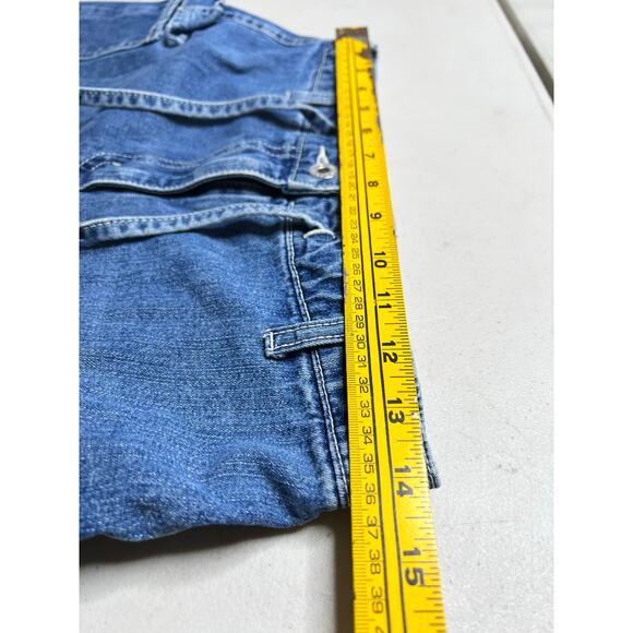 Vintage 90’s Express Blues shorts Y2K women size 3/4 Great condition Retro - Picture 4 of 9